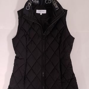 Calvin Klein Women's Black Quilted Puffer Vest